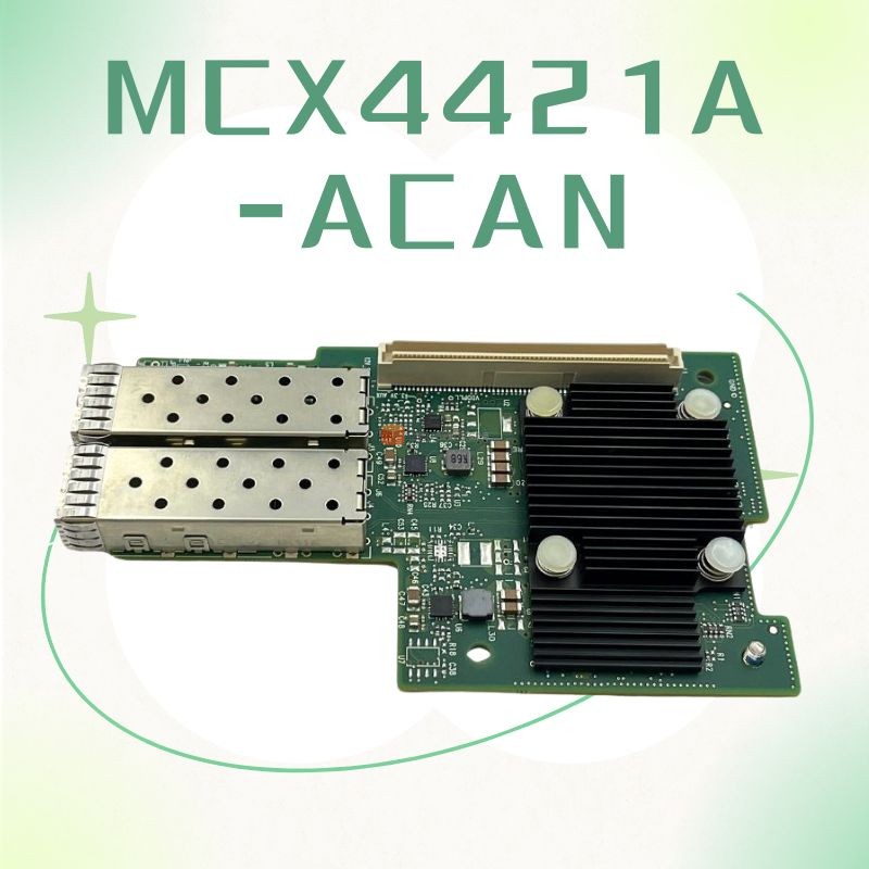 네트워크 어댑터 카드 MCX4421A-ACAN OCP2.0 PCIe 3.0 x8 2포트 25G SFP28 재고 있음