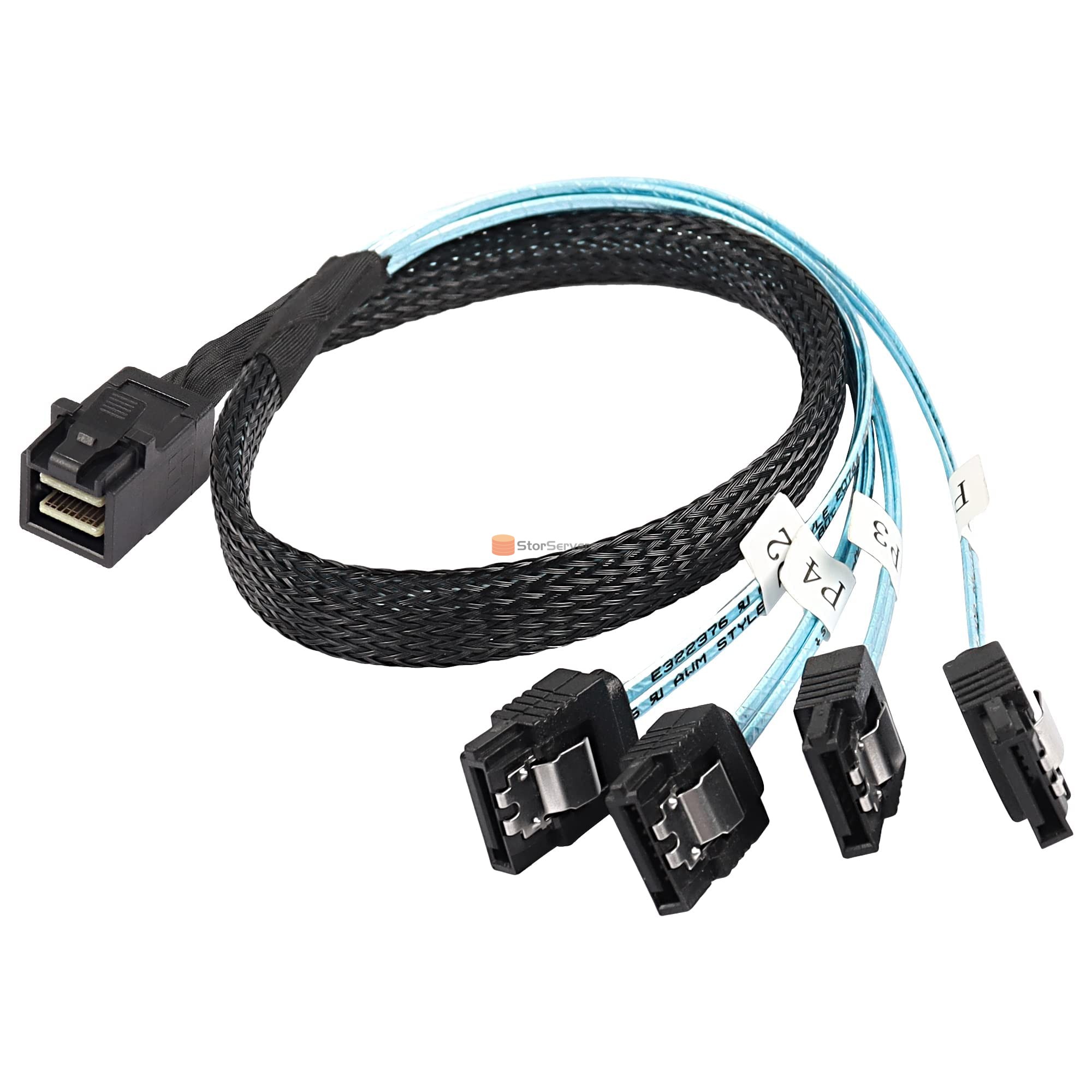 Data cable SFF 8643 to SATAx4