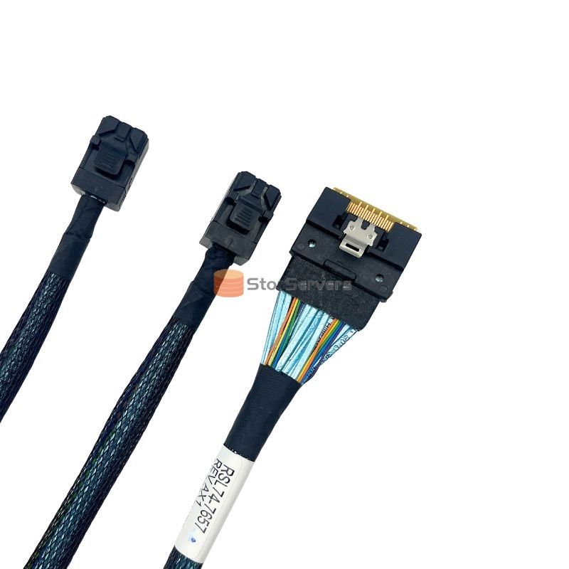 Data cable SFF 8654 8x to SFF 8643x2