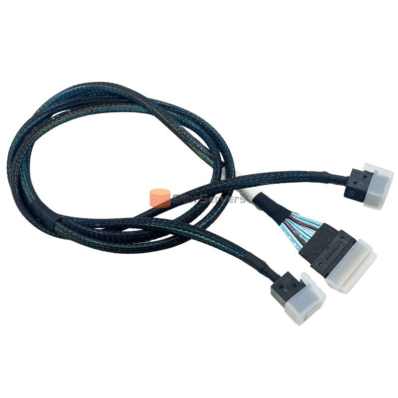 Data cable SFF 8654 8x to SFF 8643x2
